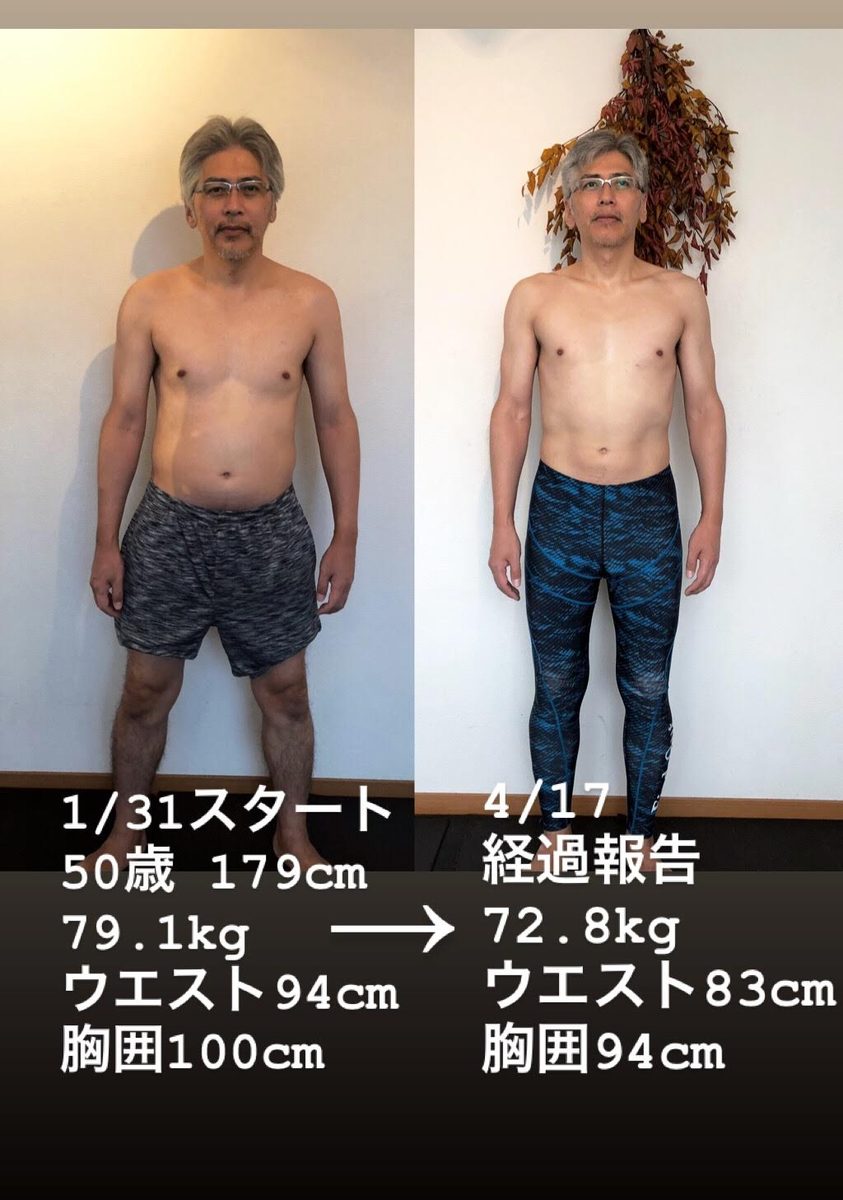 50代男性 ビフォーアフター